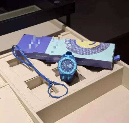 New Ap Swatch Joint Royal Oak Quartz Watch Cute Fashion Exquisite Watch 1 to 1 Replica Logo Silicone Strap Holiday Surprise Gift