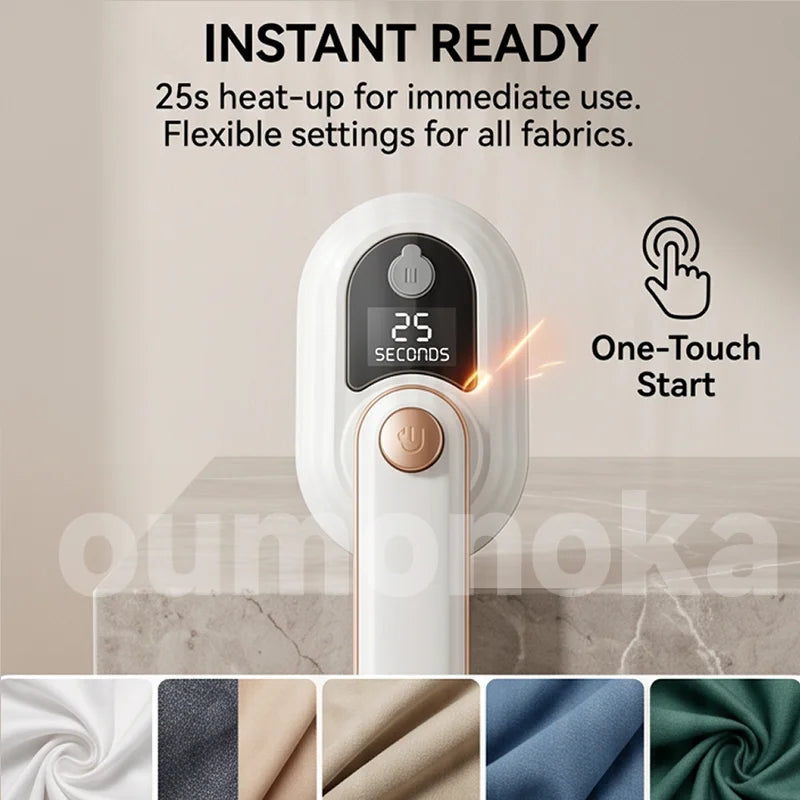 Handheld Vertical Steam Iron Clothing Plate Makeup Iron for Clothes Voor Mini Ironing Machine Portable Travel Garment Steamer