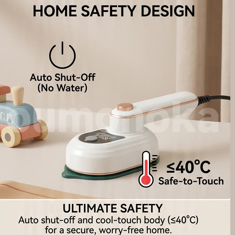 Handheld Vertical Steam Iron Clothing Plate Makeup Iron for Clothes Voor Mini Ironing Machine Portable Travel Garment Steamer